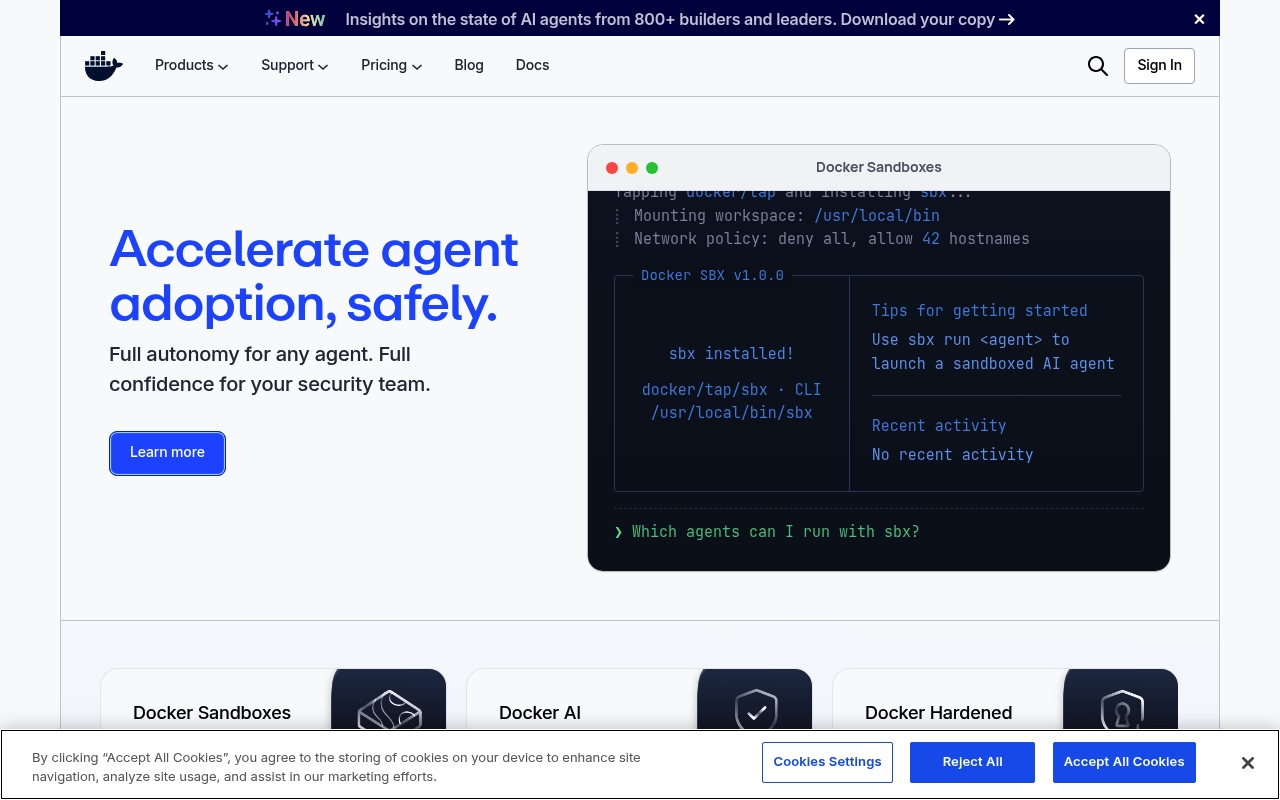Docker website