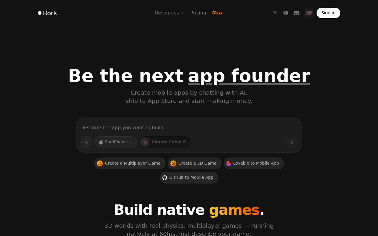 Rork website