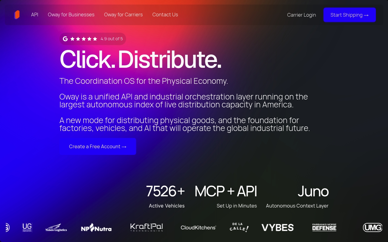 Oway website