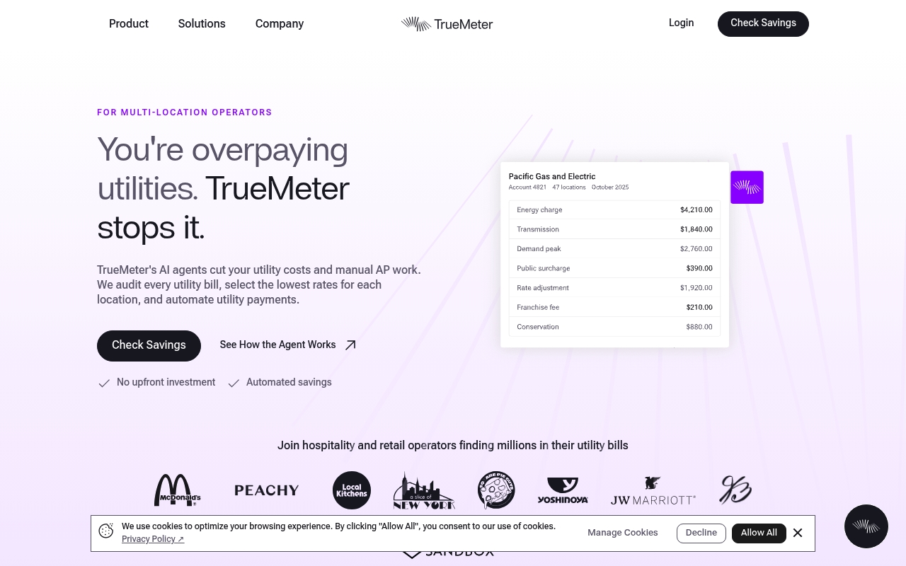 TrueMeter website