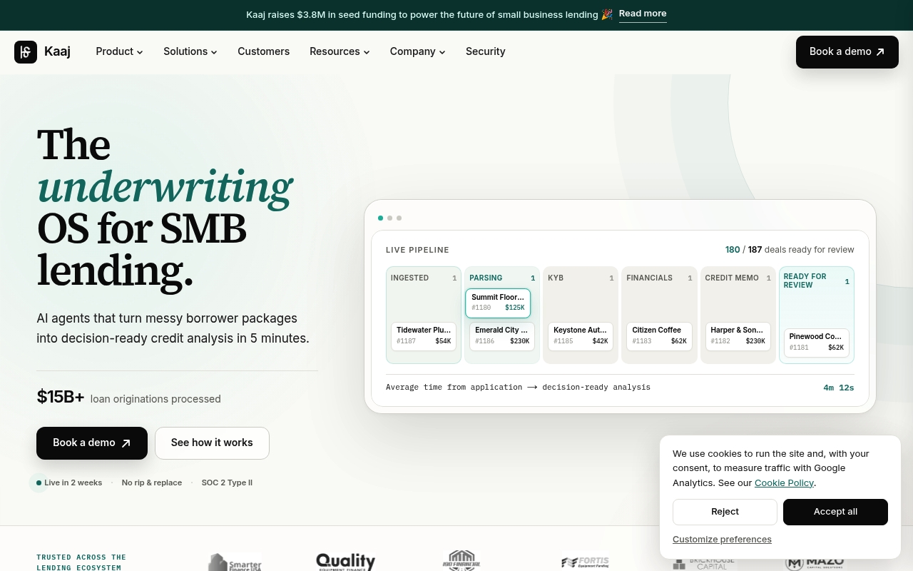 Kaaj website