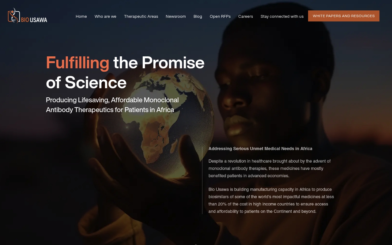 Bio Usawa website
