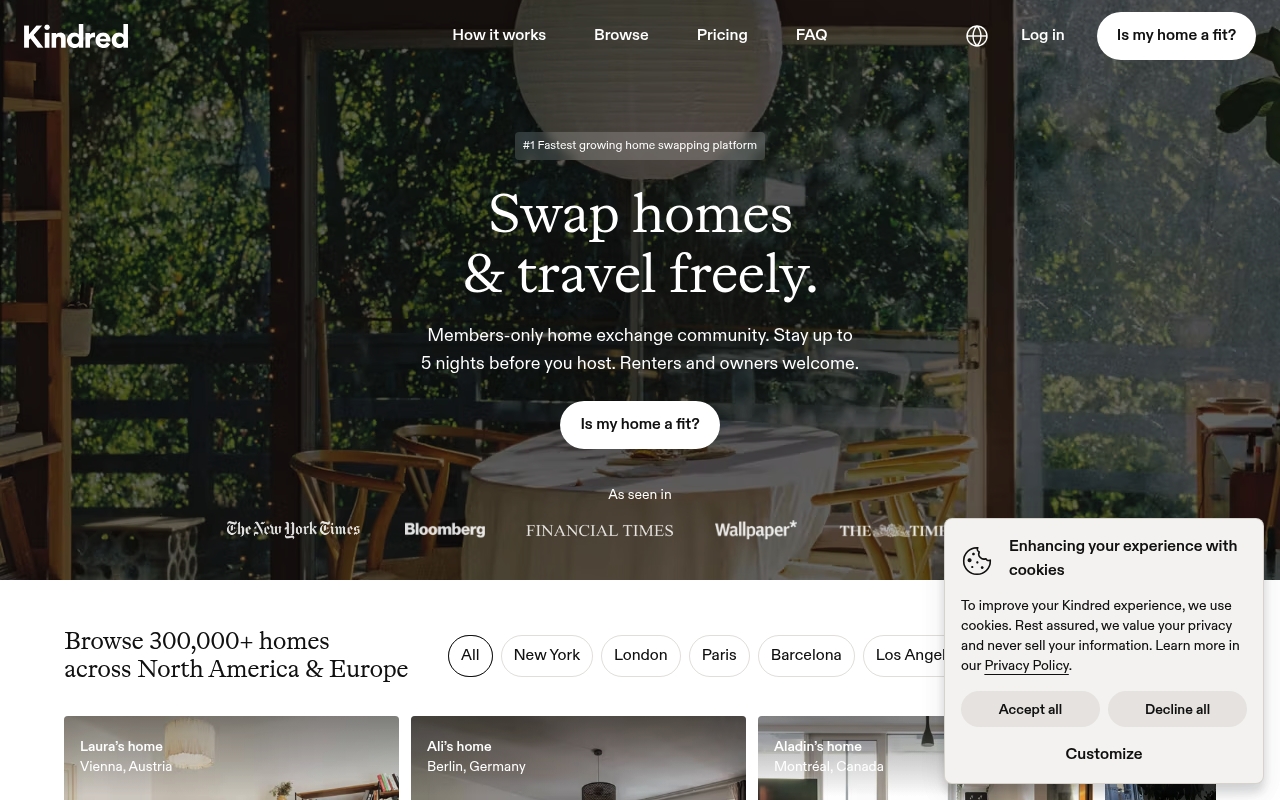 Kindred website