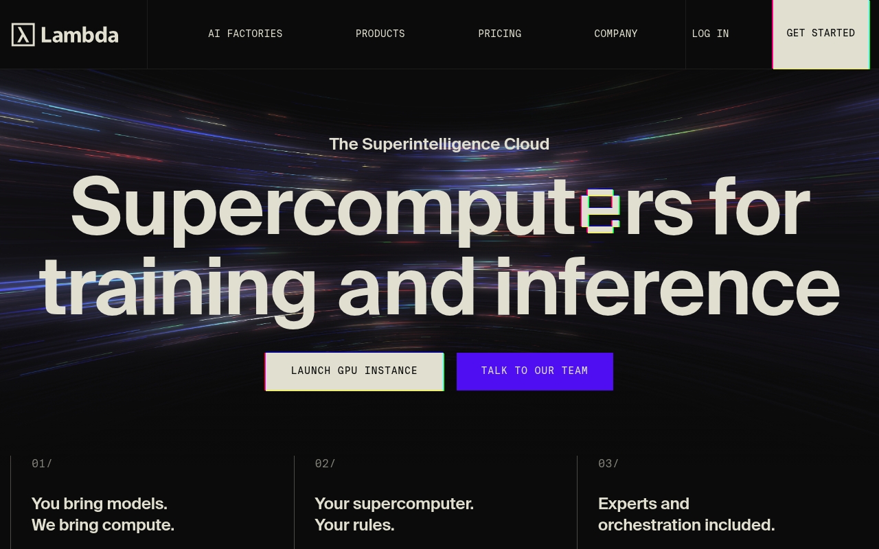 Lambda website