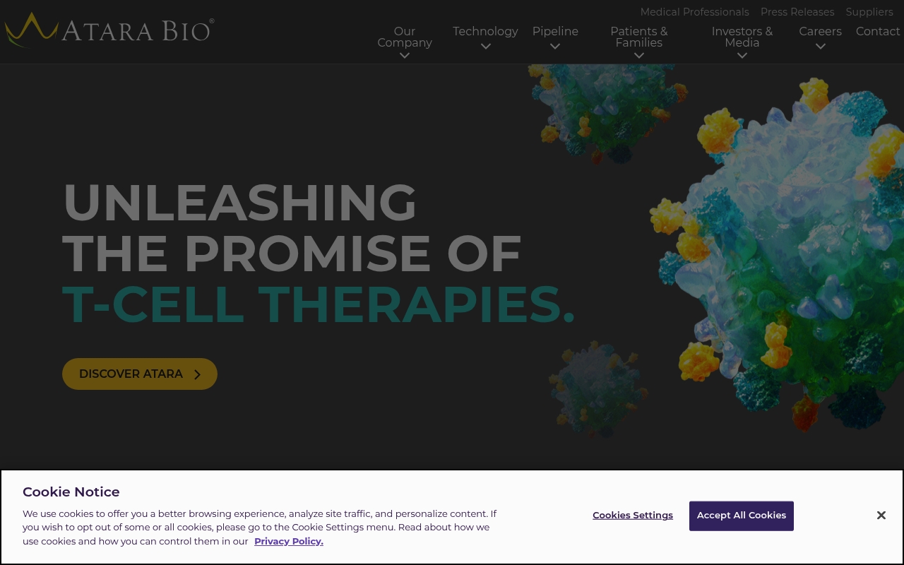 Atara Biotherapeutics website