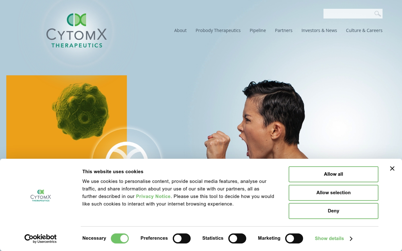 CytomX Therapeutics website