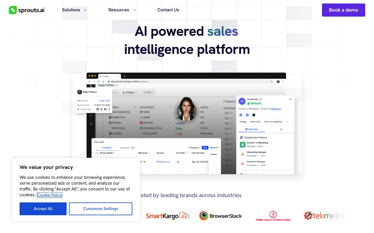 Sprouts.ai website