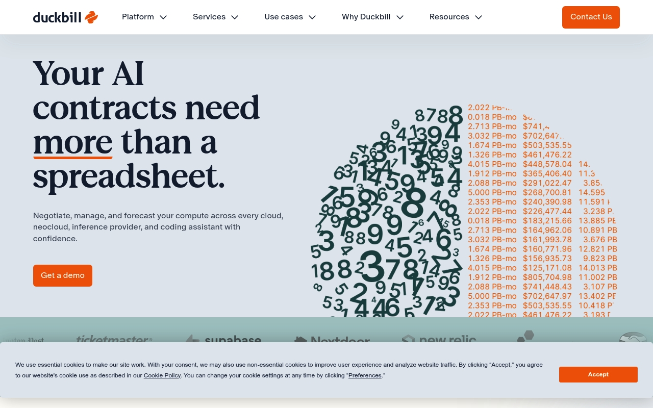 Duckbill website