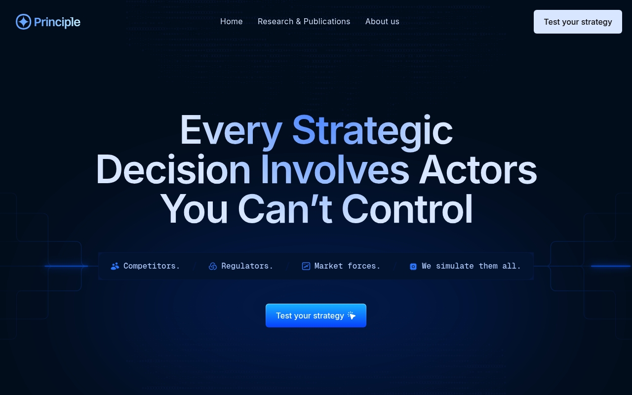 Principle website