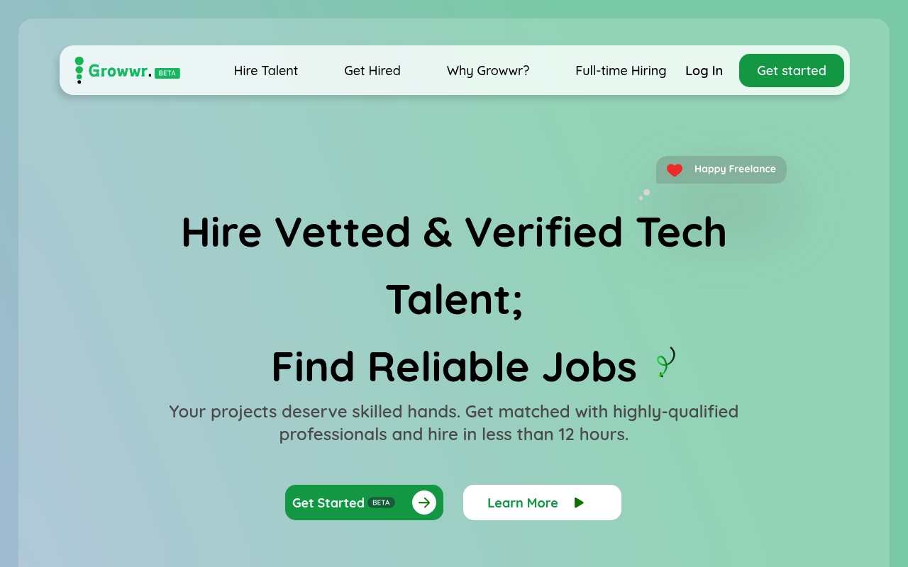 Growwr website