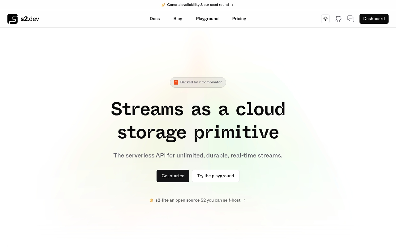 s2.dev website