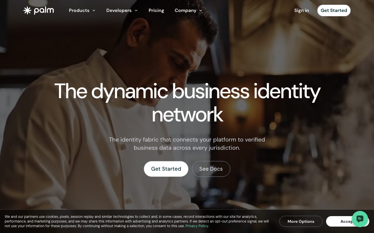 Palm website