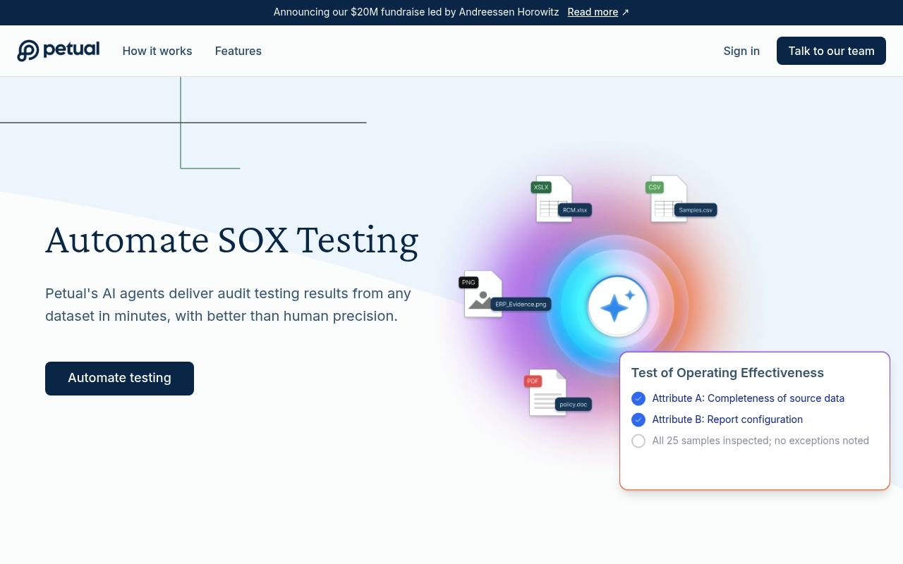 Petual website
