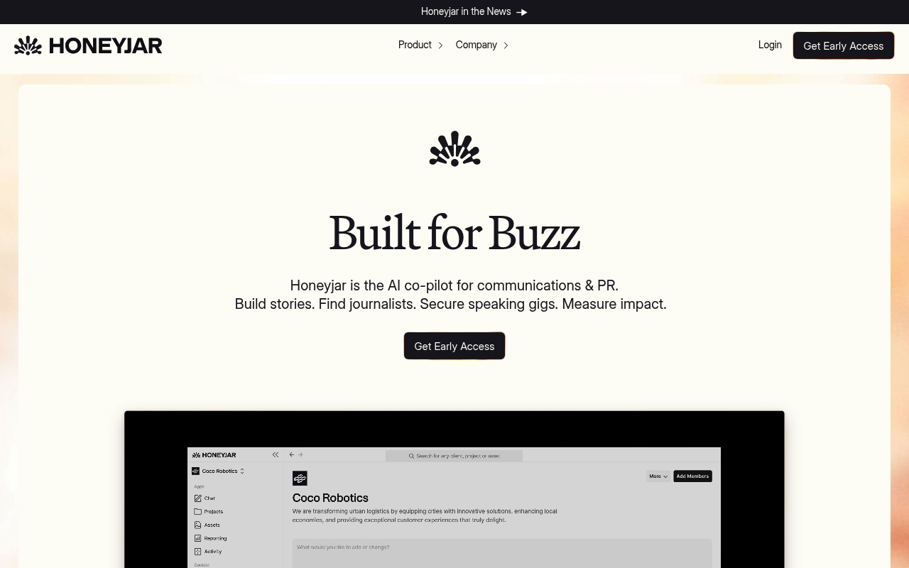 HoneyJar website