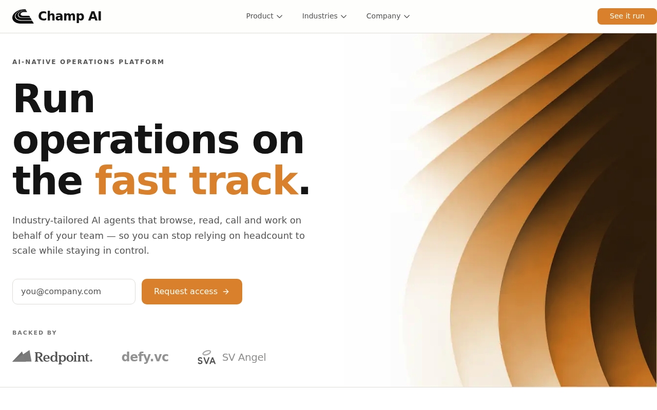 ChampAI website