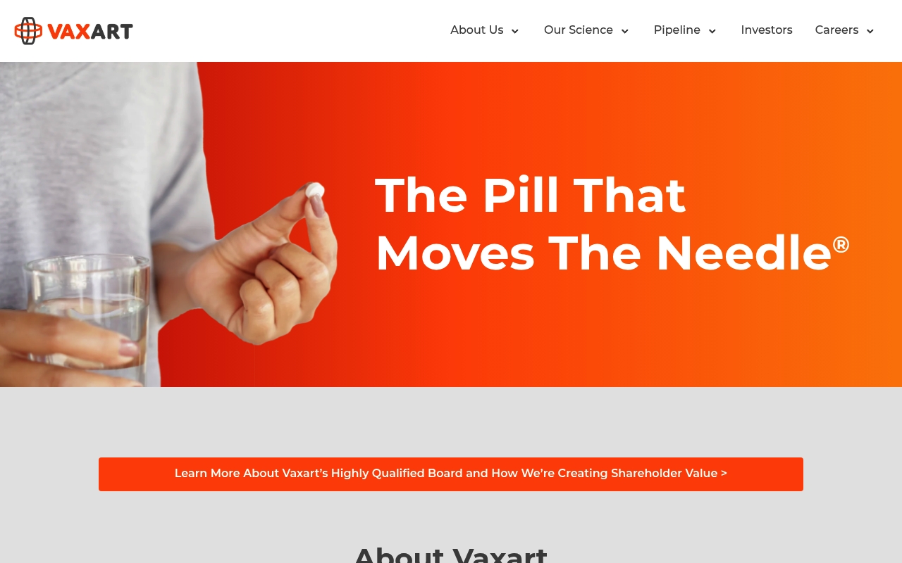 Vaxart website