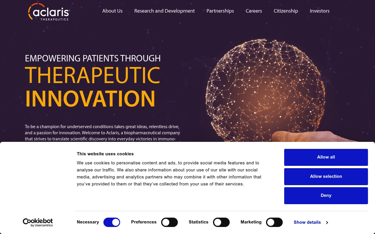 Aclaris Therapeutics website