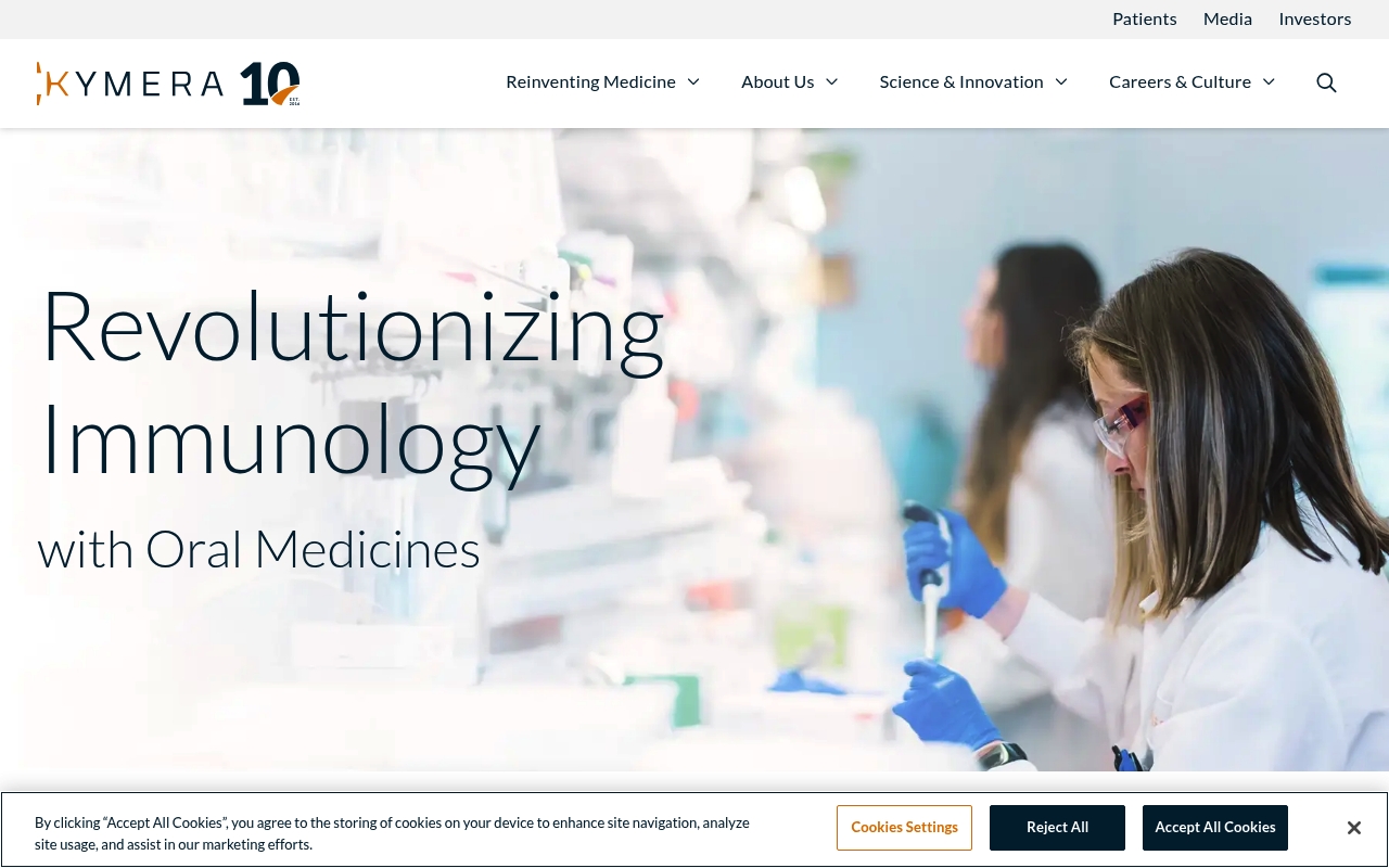 Kymera Therapeutics website