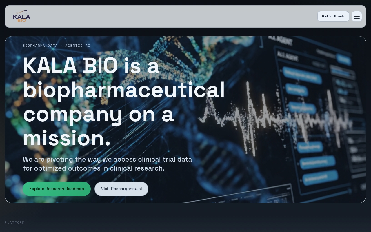 KALA BIO website