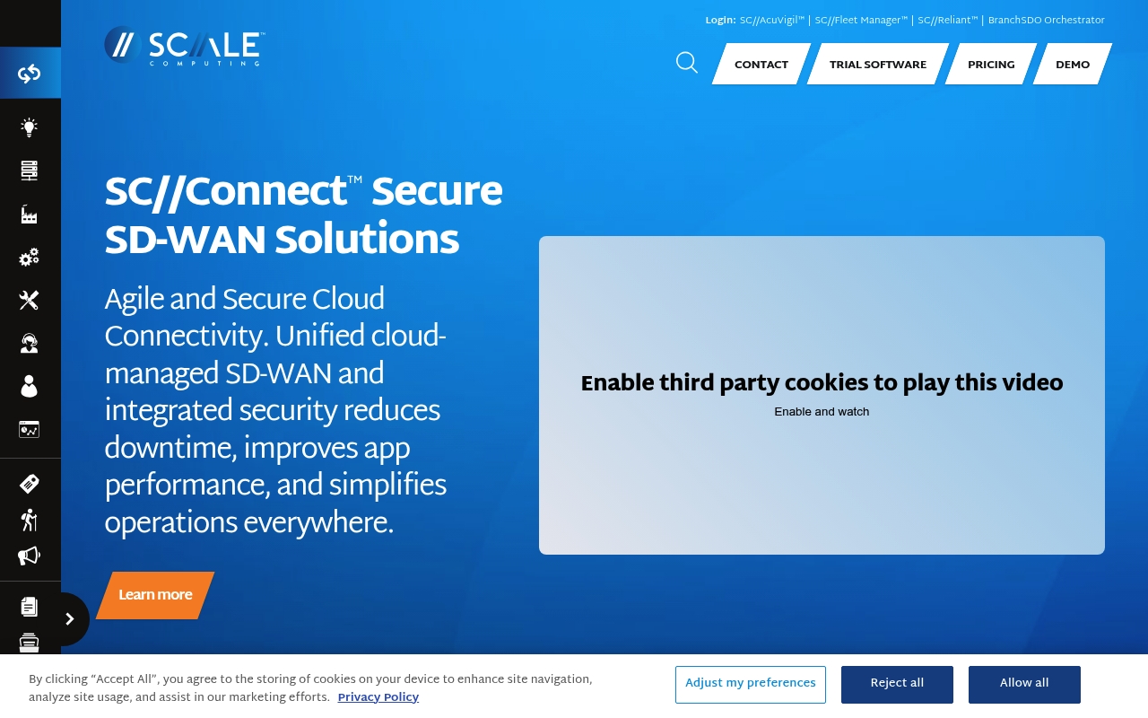 Scale Computing website