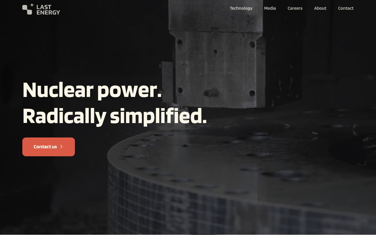 Last Energy website