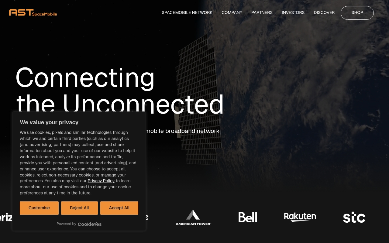 AST SpaceMobile website