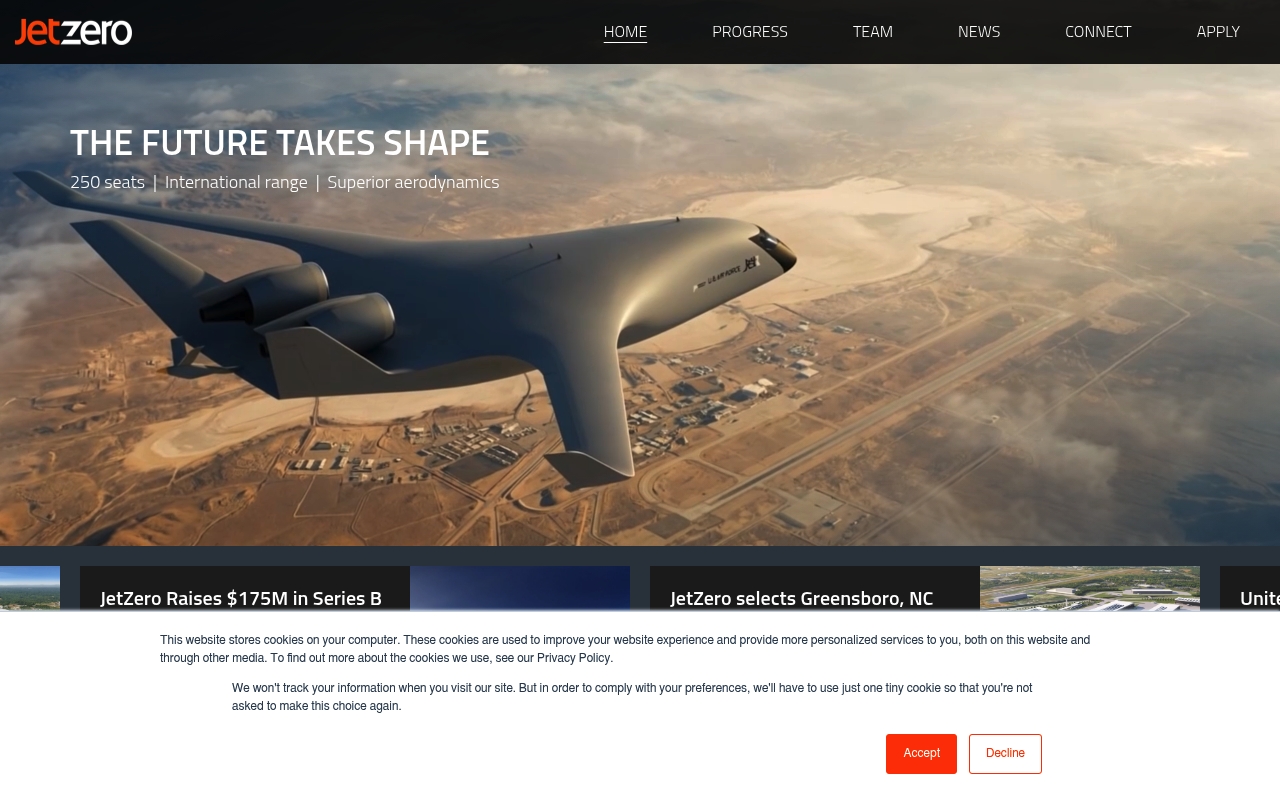 JetZero website