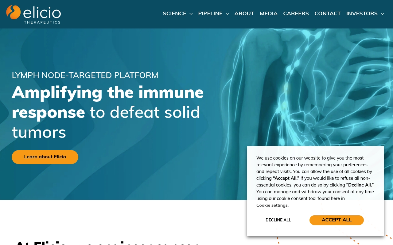 Angion Biomedica website