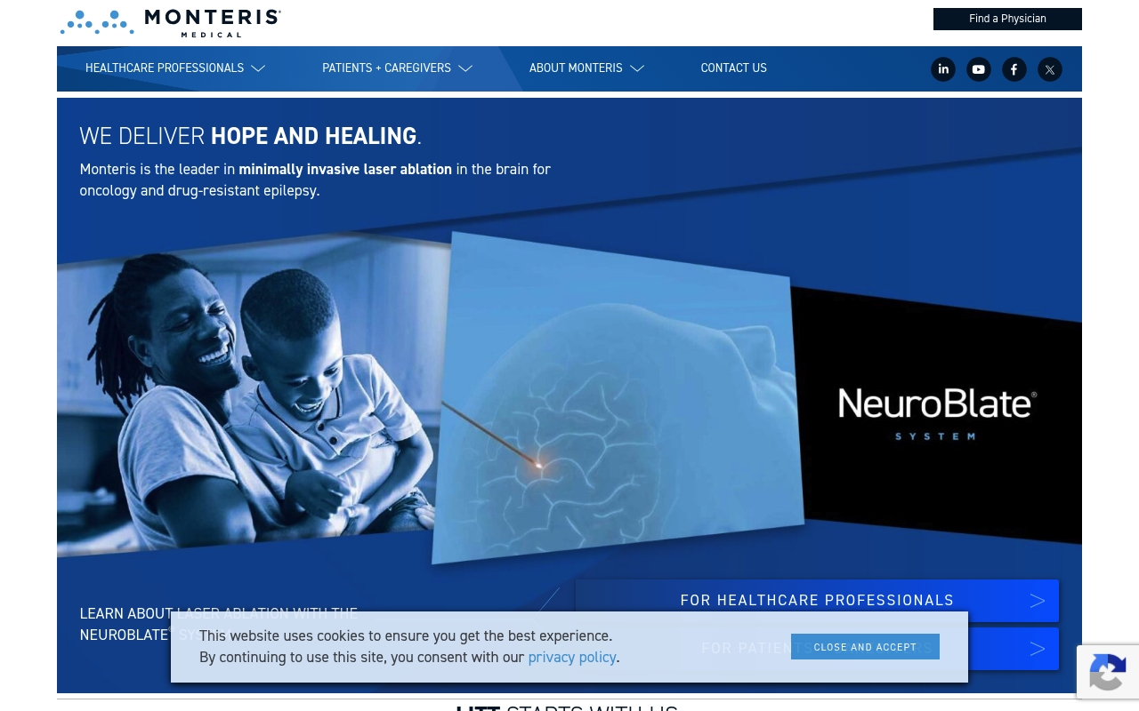 Monteris Medical website