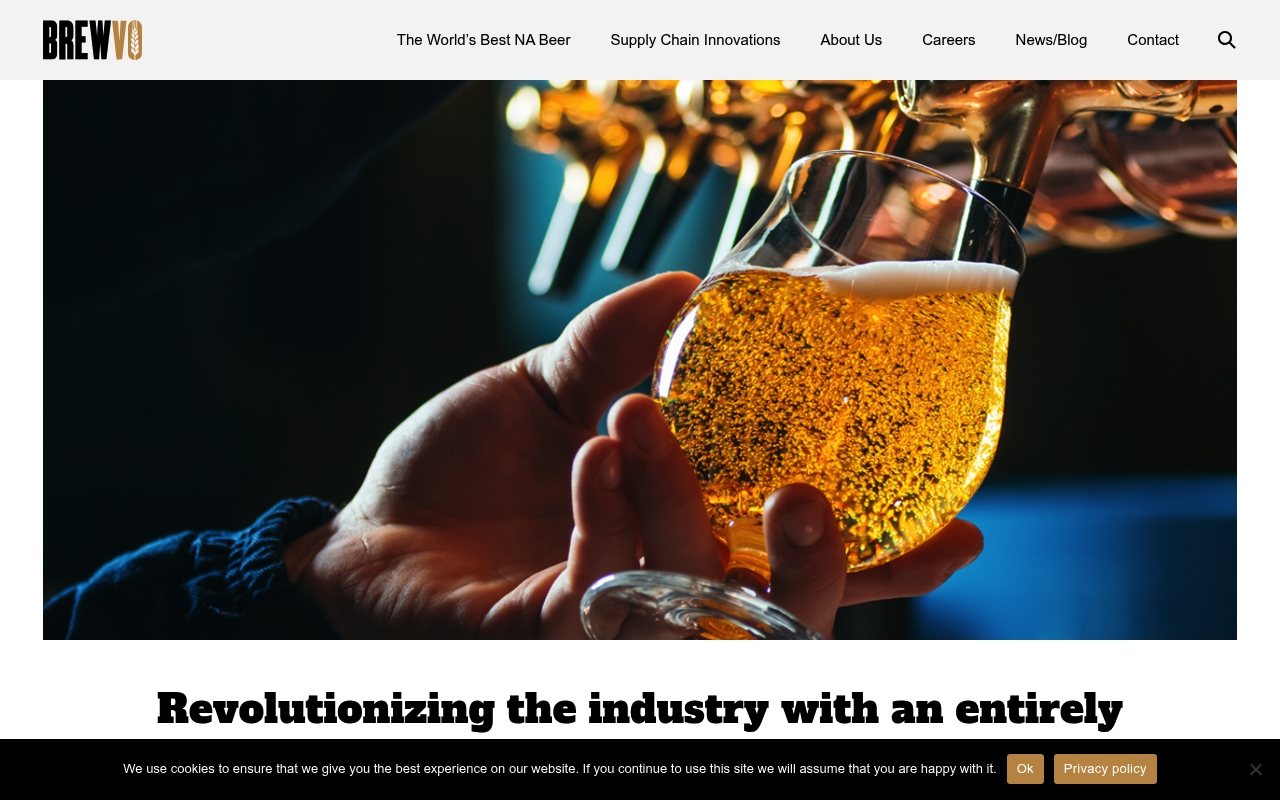 Sustainable Beverage Technologies website