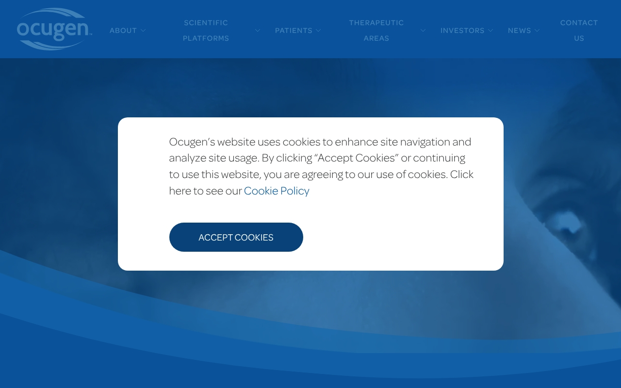Ocugen website