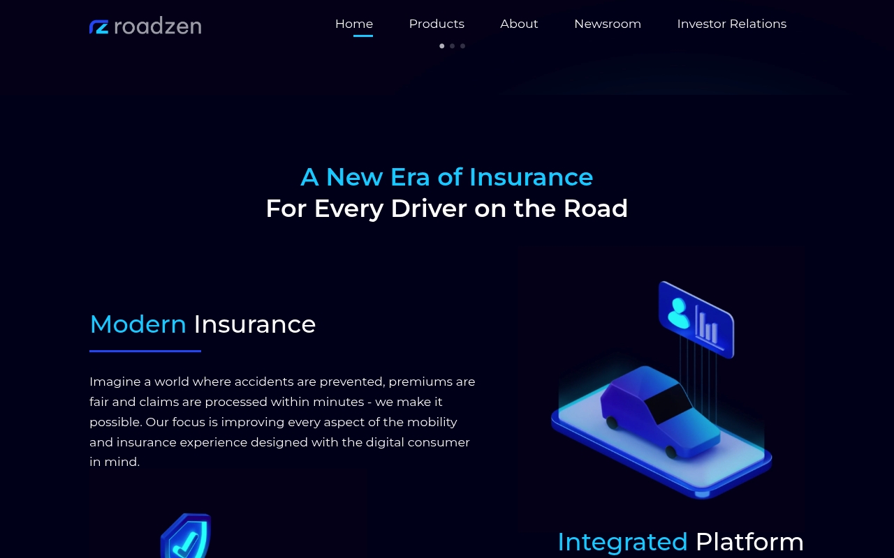Roadzen website