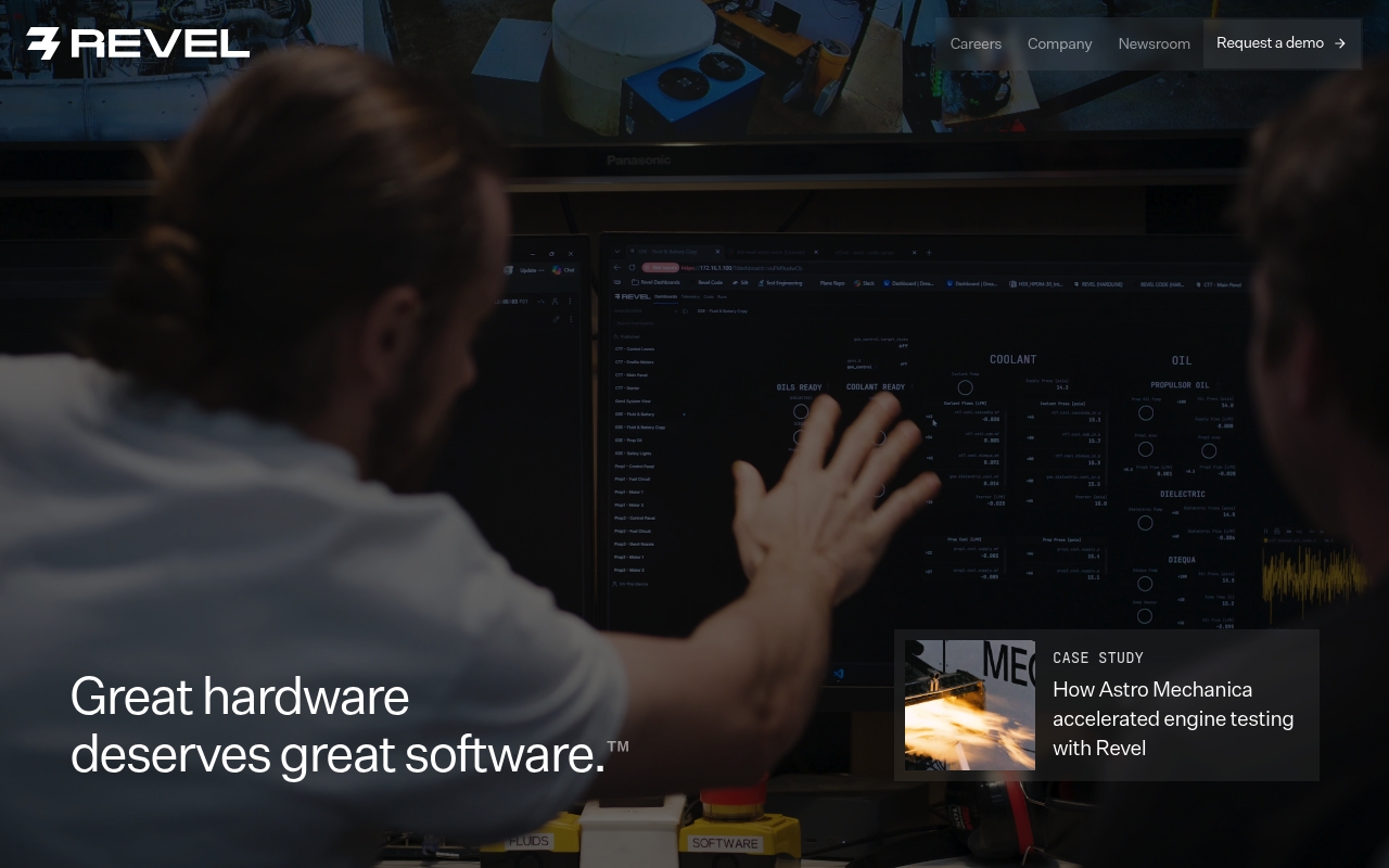 Revel website