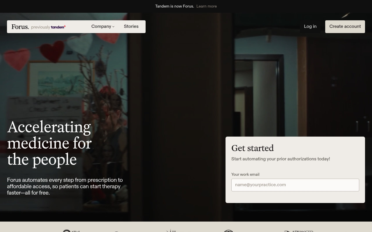 Forus website