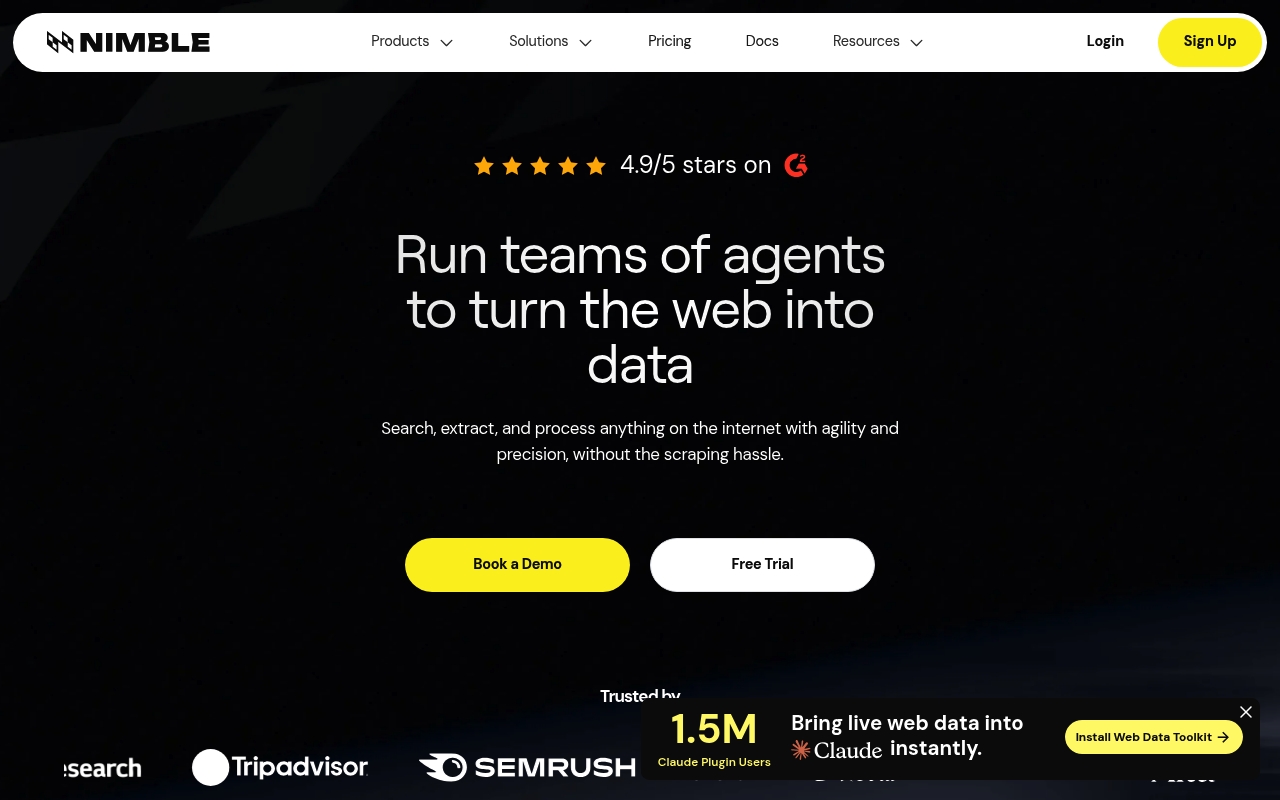 Nimble website