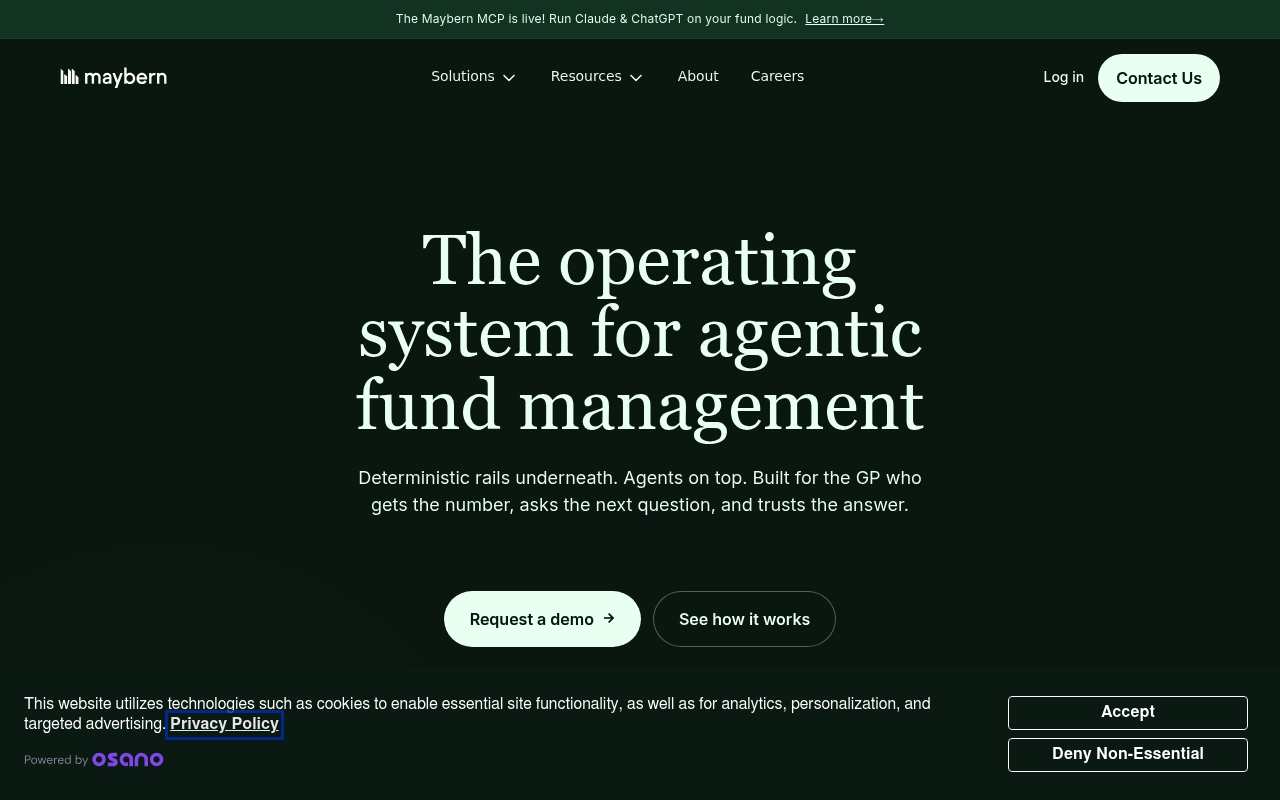 Maybern website