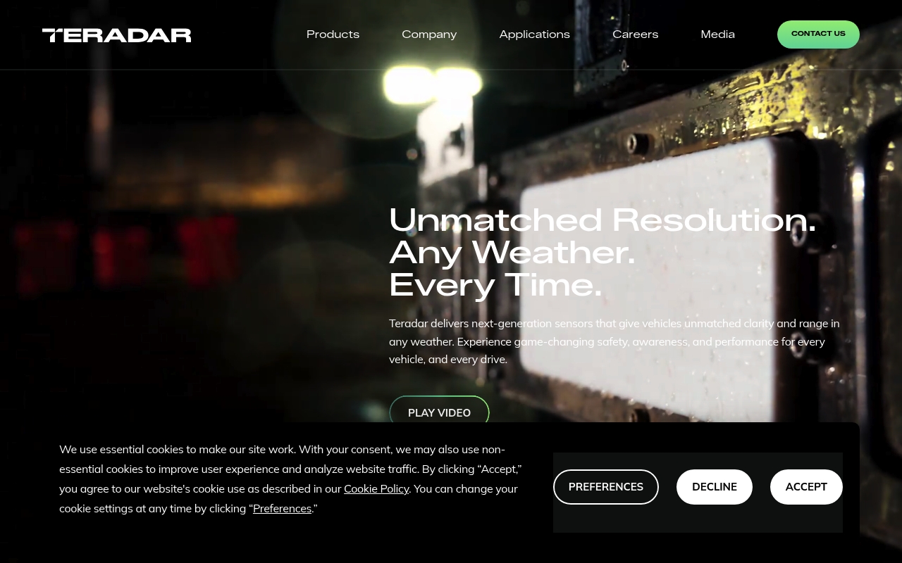 TeraDAR website