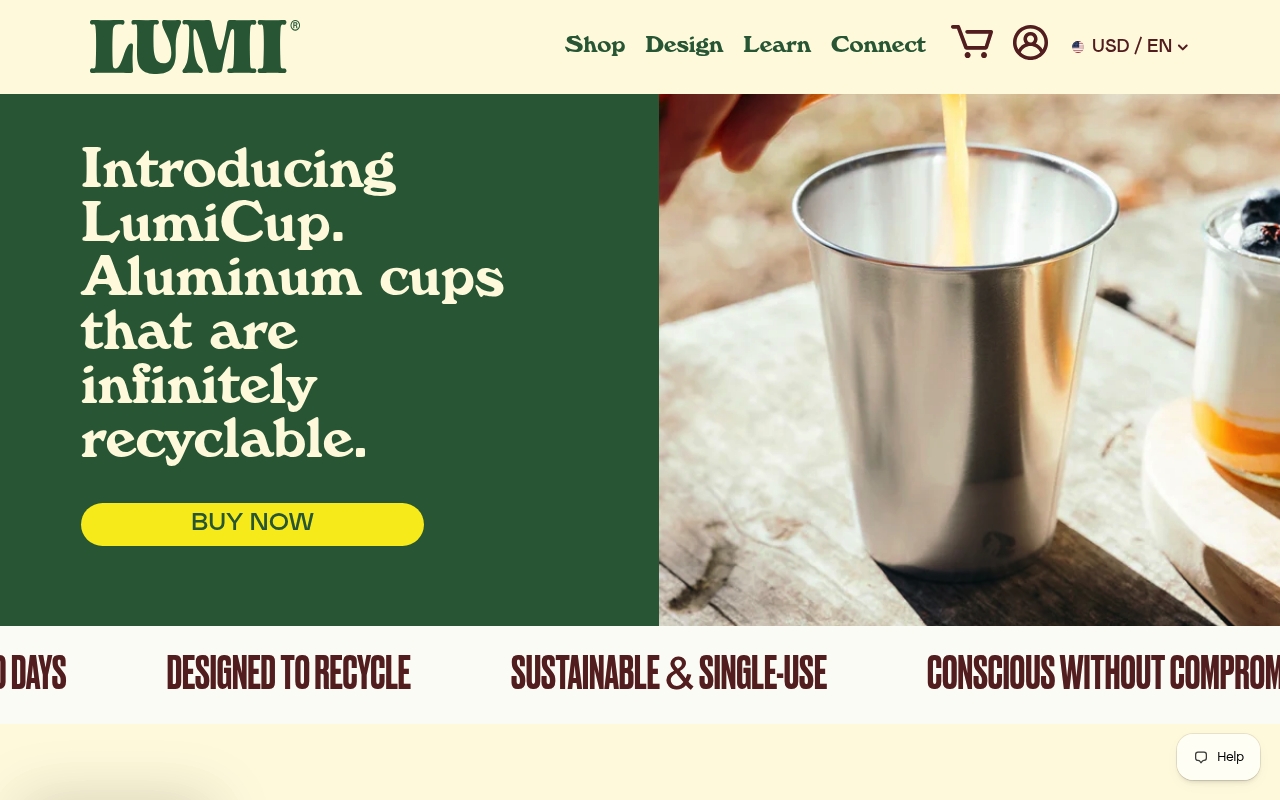 LumiCup website