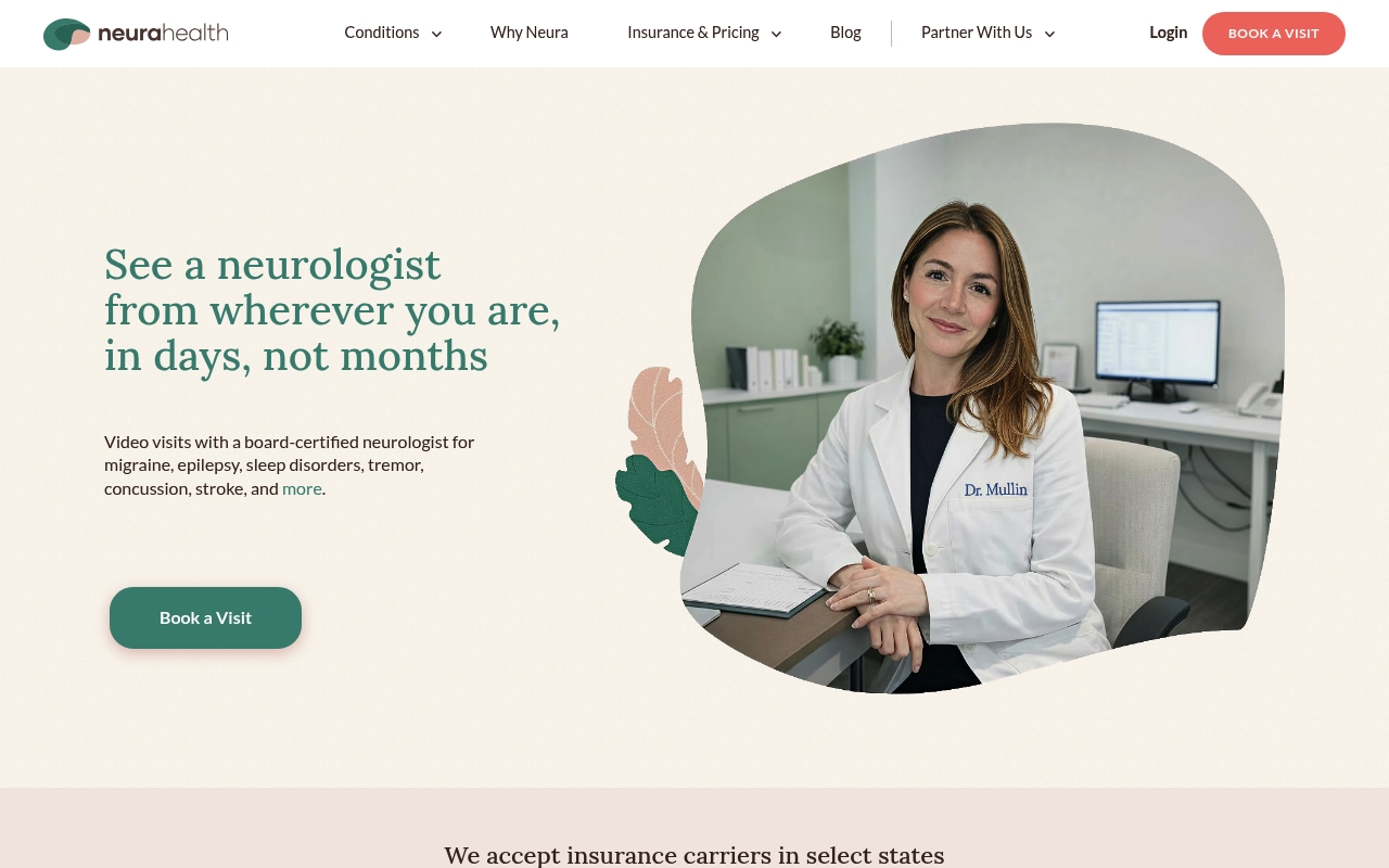 Neura Health website