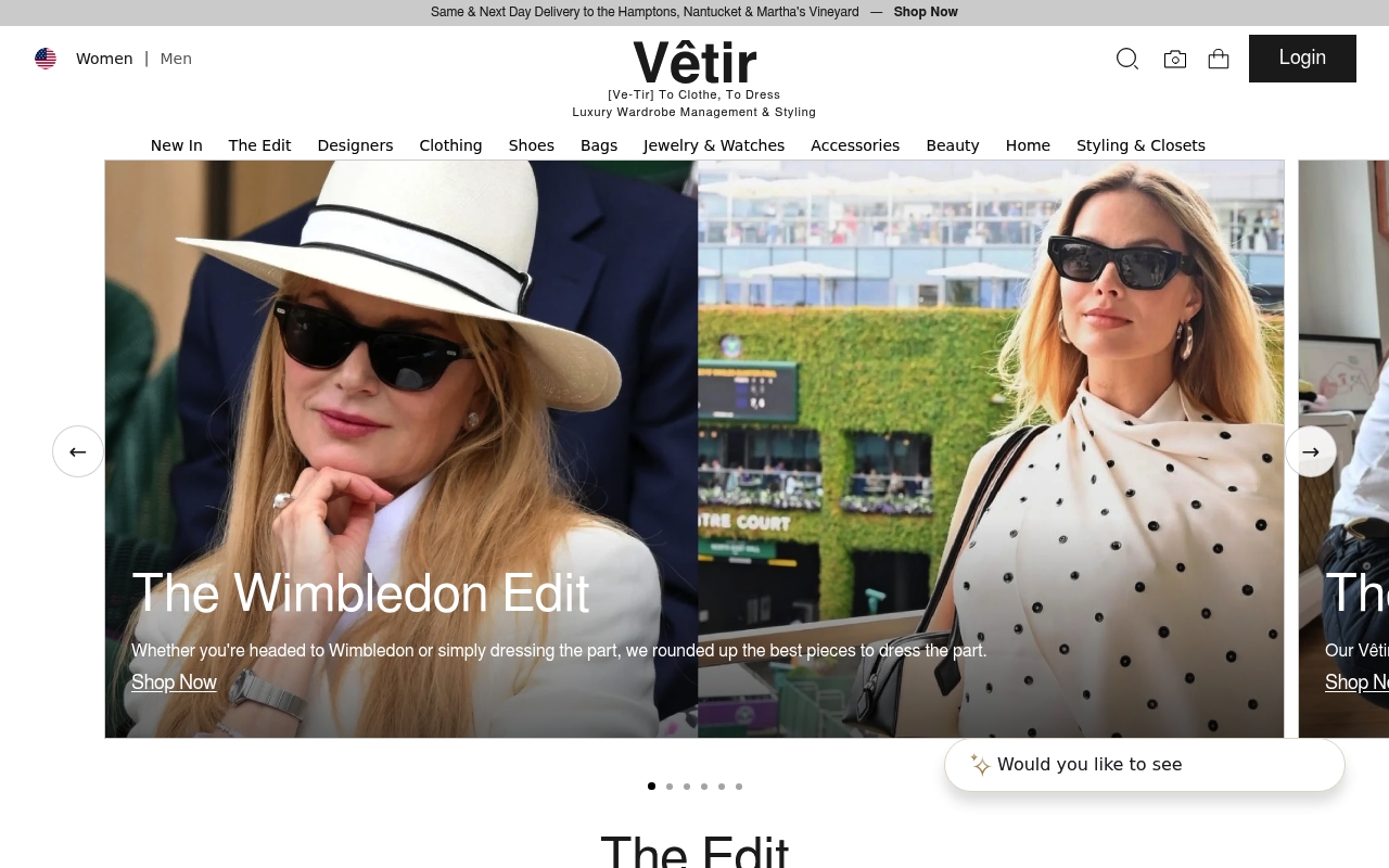 Vêtir website