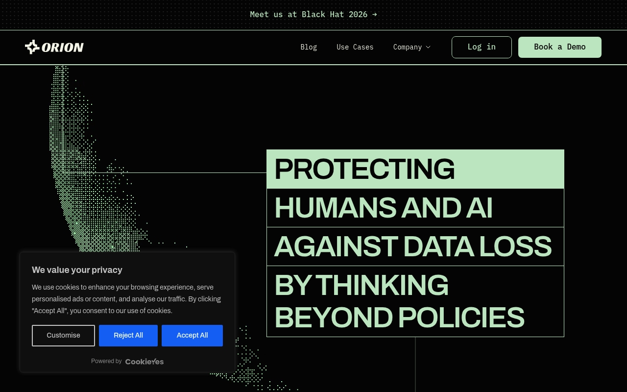 ORION Security website