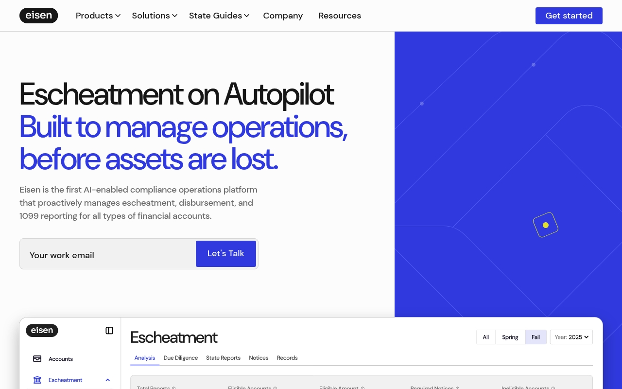 Eisen website