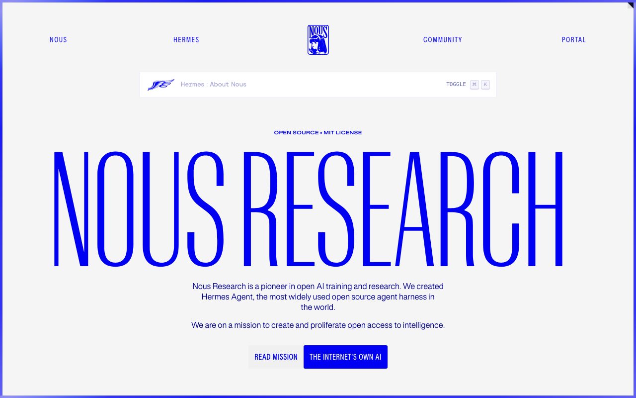Nous Research website