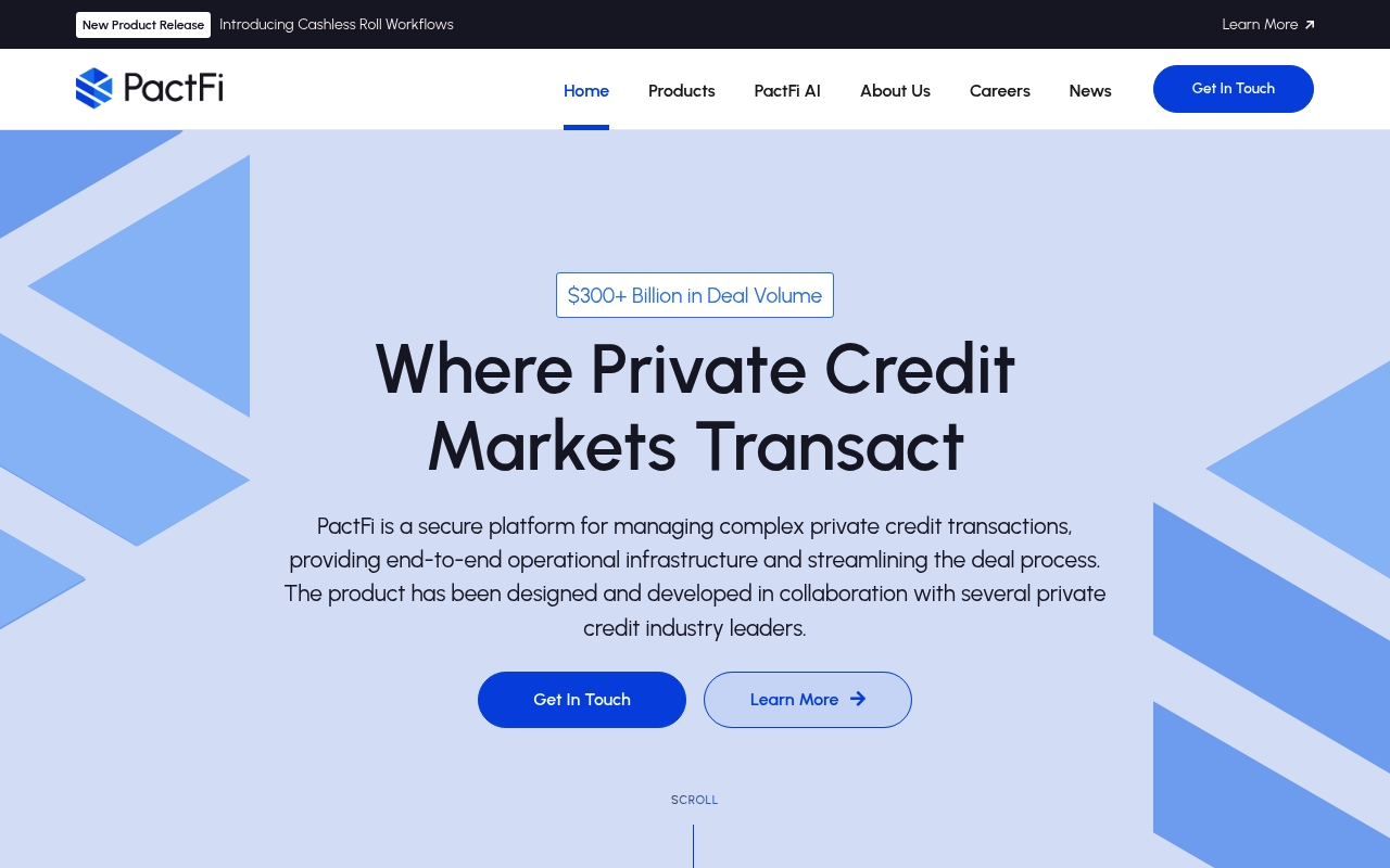 PactFi website