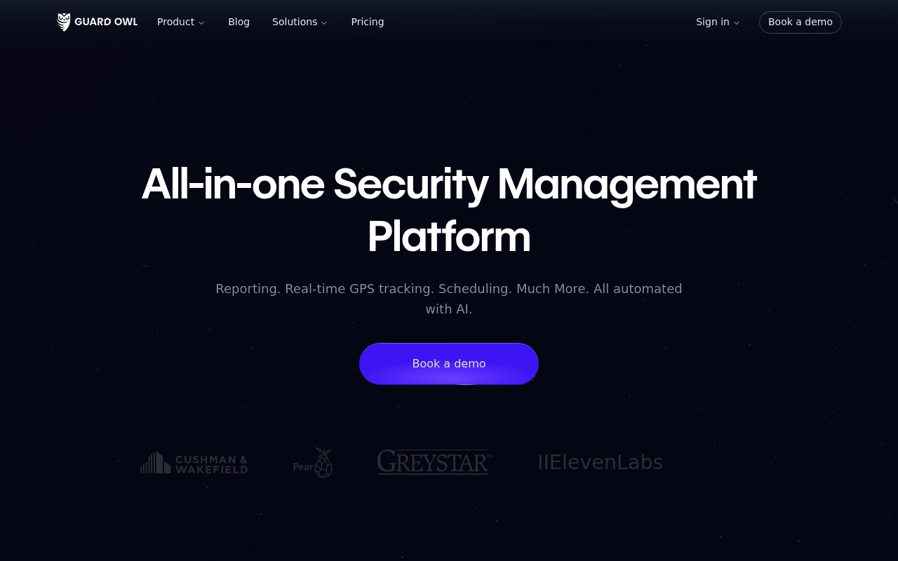 Guard Owl website