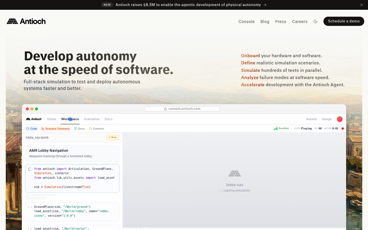 Antioch website