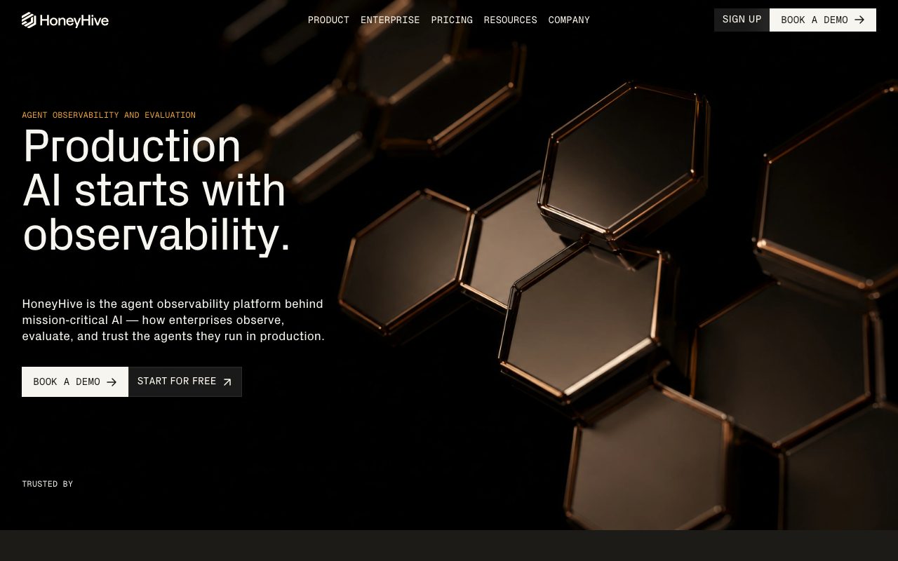 HoneyHive website