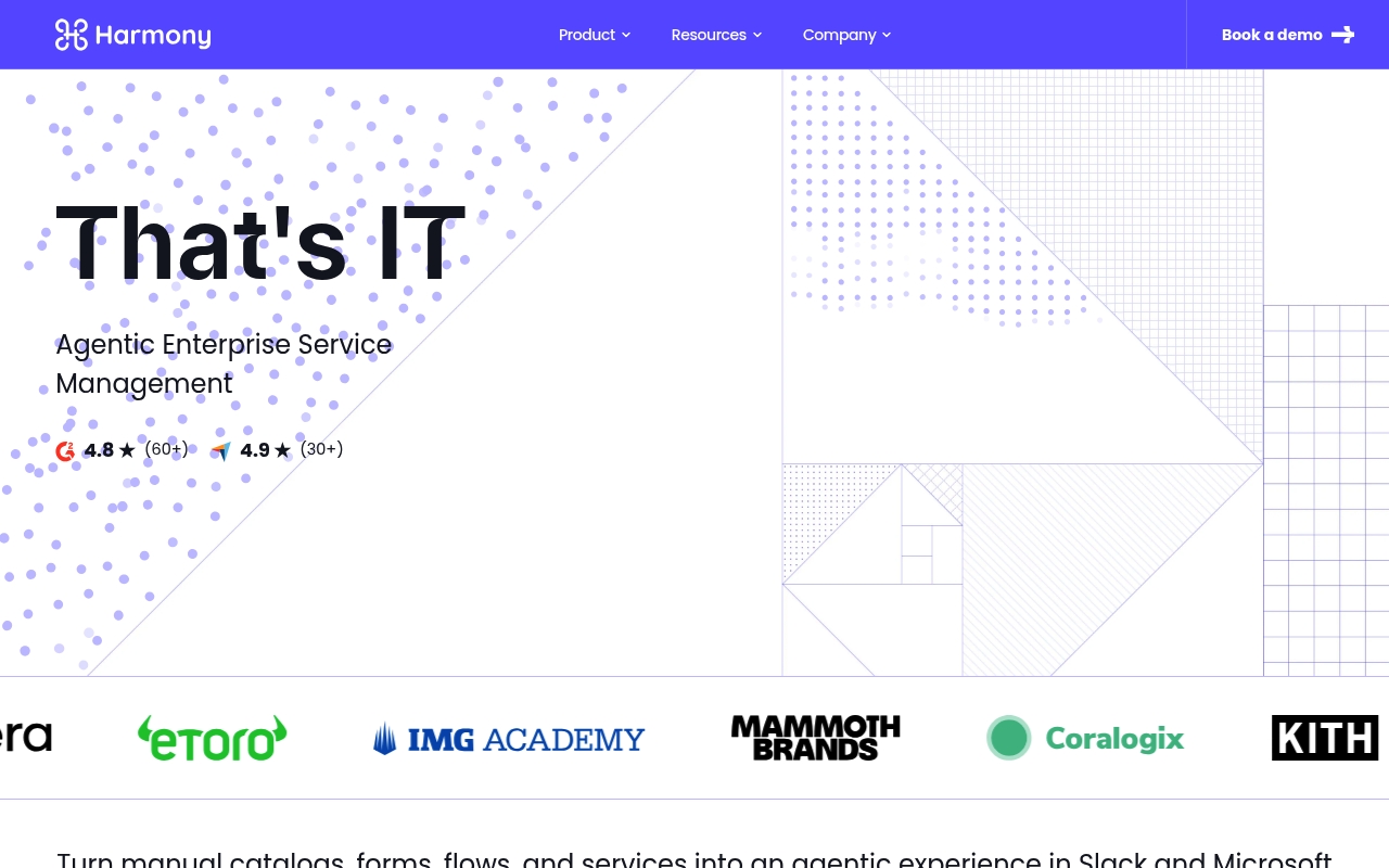 Harmony website
