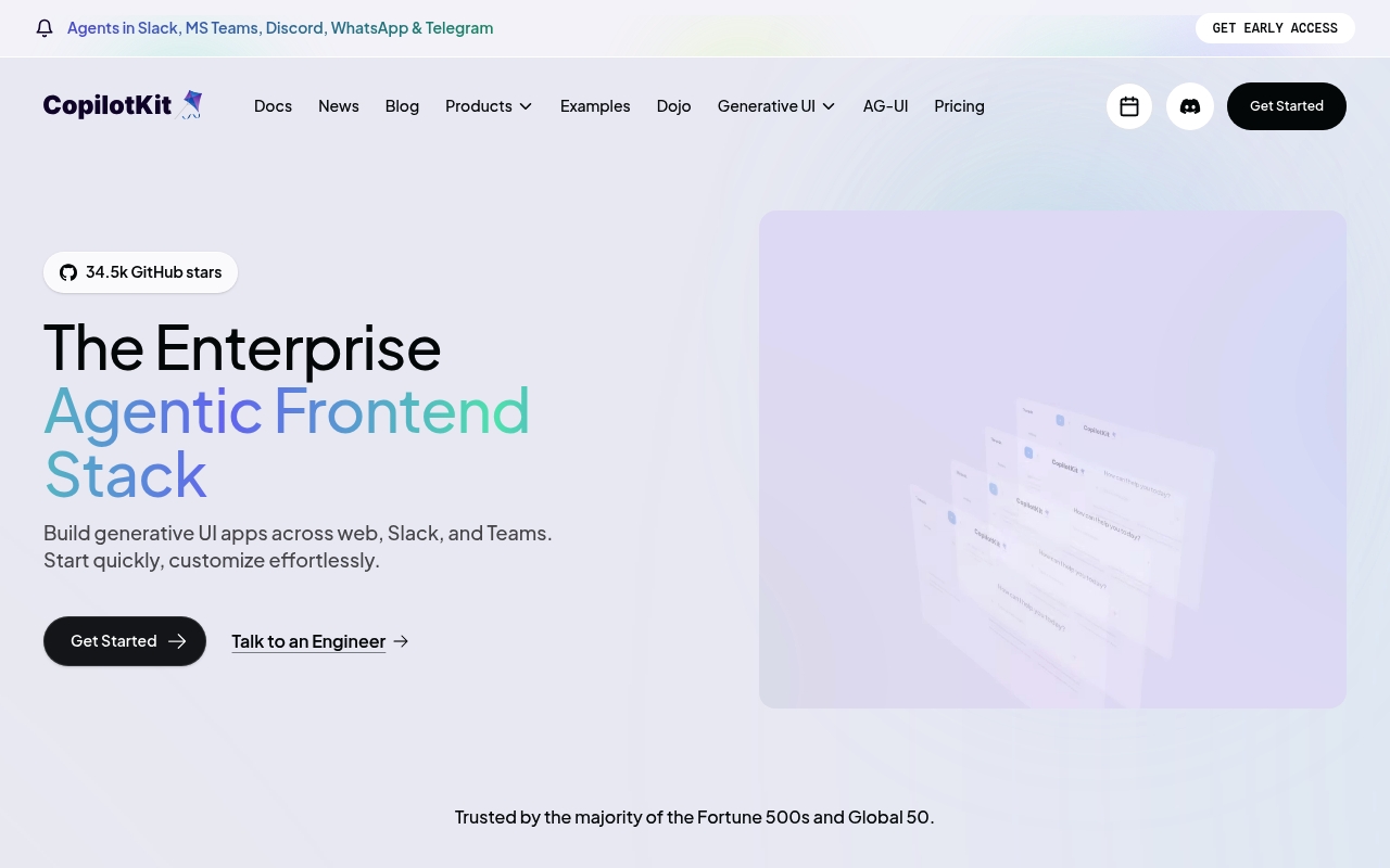 CopilotKit website