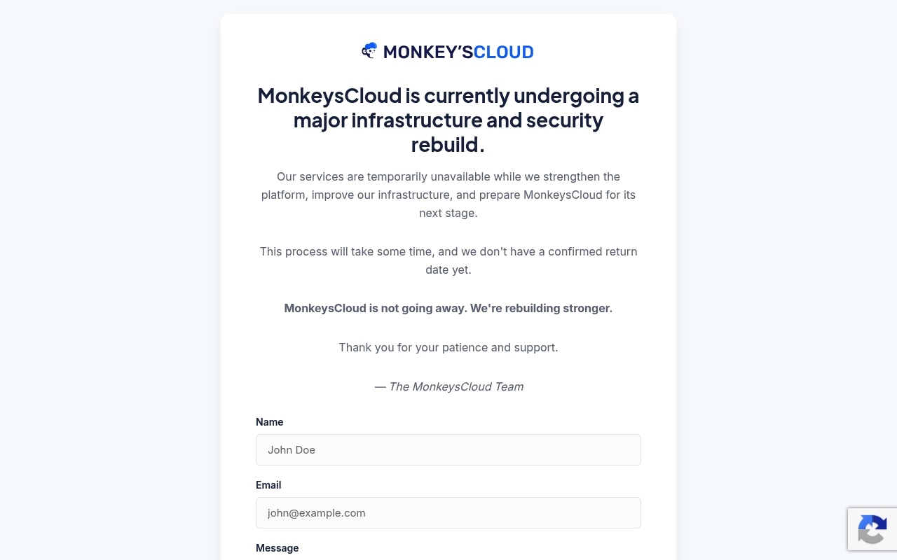 MonkeysCloud website
